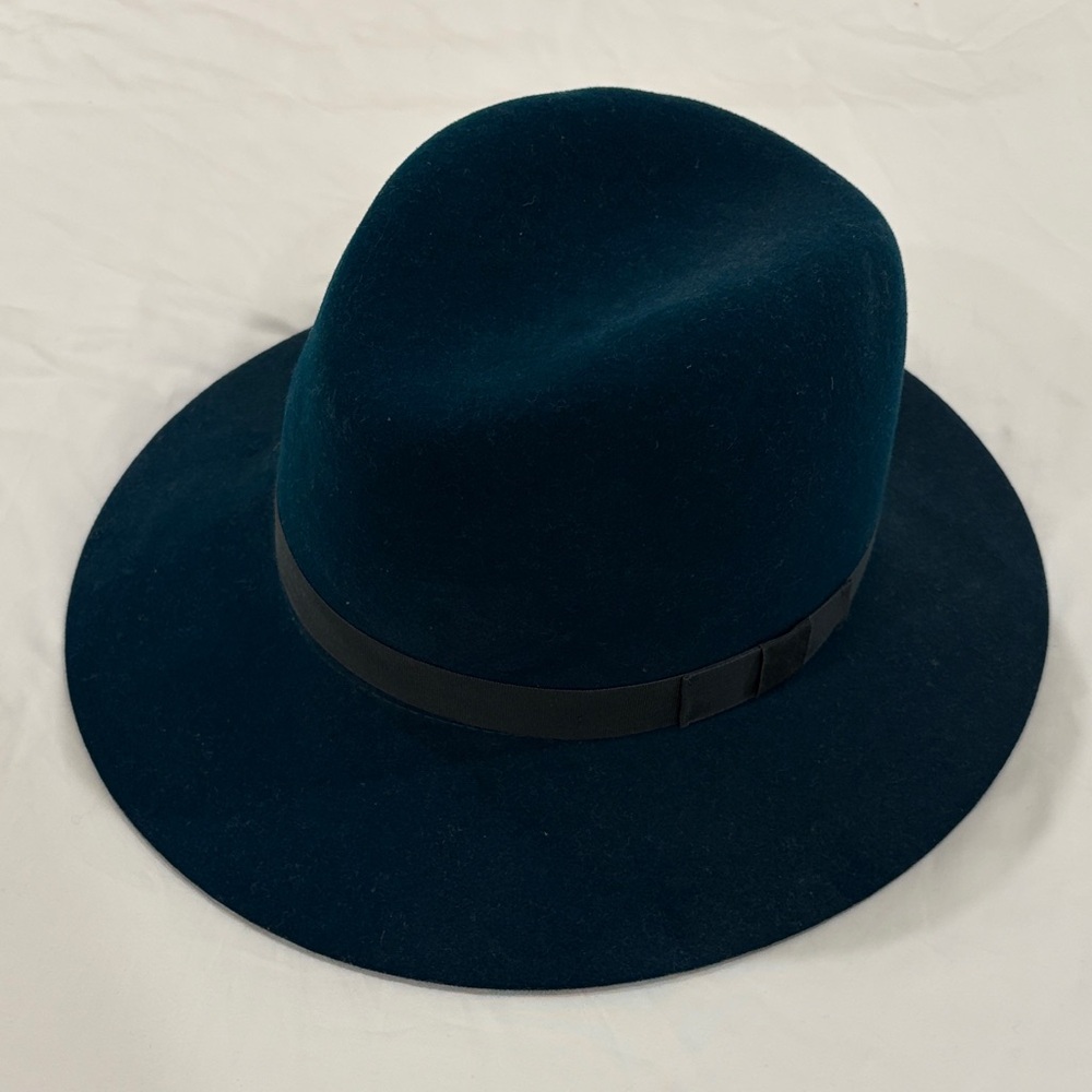 Rag & Bone fedora teal blue L